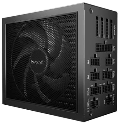 be quiet! Dark Power 14 1200W, ATX 3.1, 80 Plus® Titanium, Modular Power Supply, Active and semi-Passive Cooling, PCIe 5.1, PCIe 5.0 and PCIe 4.0 Graphics Cards, 12V-2x6 Cable Included, Silent Wings