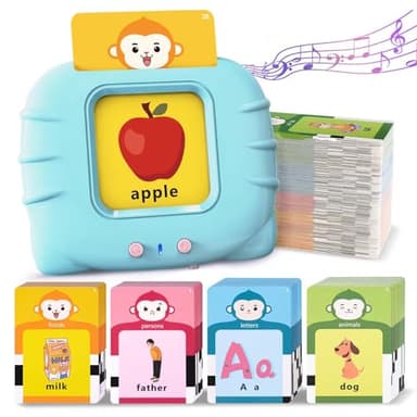 U-LEARNER 296 Sight Words Talking Flash Cards for Toddlers 1 2 3 4 5 Year Old, Pocket Speech, Sensory Speech Therapy Toys, Educational Learning Toys for Montessori and Autism Children, Gifts for Boys