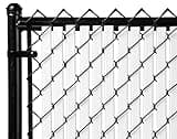 6ft White Tube Slats for Chain Link Fence