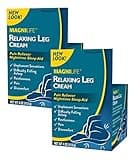 MagniLife Relaxing Leg Cream, Deep Penetrating Topical for Pain and Restless Leg Syndrome Relief, Naturally Soothe Cramping, Discomfort, and Tossing with Lavender and Magnesium - 2 Packs of 4oz