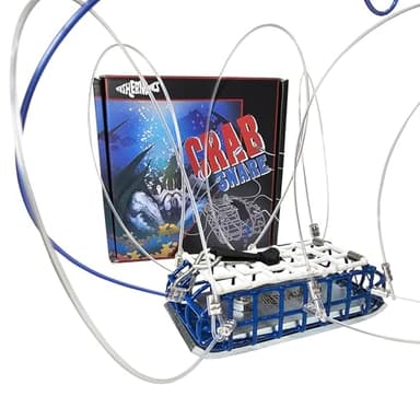 Fishernomics Heavy Surf Handcrafted Lead-Free Crab Trap for Fishing Pole (Bloom Tank Series 9.4oz or 6.6oz), US Manufactured Premium Loops, Highly Durable Crab Trap for Crabbing (Bloom Tank Classic)