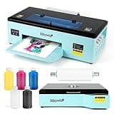 EnjoyColor A3 DTF Printer and Oven, DTF Transfer Printer Machine for Dark and Light Fabric Printing (A3 DTF Printer+A3 Oven+Software+5x250ml Ink+DTF Film)