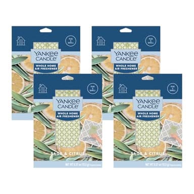 Yankee Candle Sage Citrus Whole Home Air Freshener (Pack of 4)