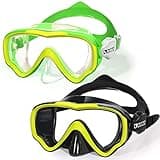 Water Space 2 Packs Kids Swimming Goggles Swim Googles for Kids Toddler Girls Boys Youth 6-14 3-6 4-7, Swimming Goggles with Nose Cover Anti Fog 180°Clear Snorkel Mask No Leak Pool Underwater Goggles