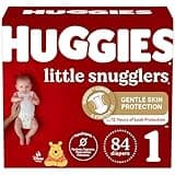 Huggies Little Snugglers Baby Diapers, Size 1 (8-14 lbs), 84 Ct, Newborn Diapers