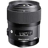 Sigma 35mm F1.4 Art DG HSM Lens for Canon, Black, 3.7 x 3.03 x 3.03 (340101)