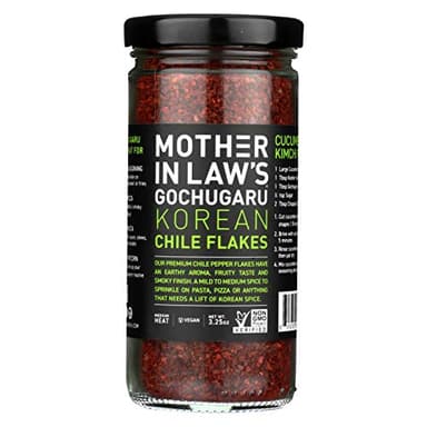 MOTHER IN LAWS KIMCHI Gochugaru Korean Chile Flakes, 3.25 OZ