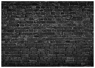 AIIKES 7x5ft Black Brick Wall Photography Backdrop Brick Backdrop Vintage Theme Stone Brick Background Baby Birthday Party Decoration Photo Booth Studio Prop11-501