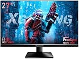 XGaming 27 Inch Monitor 1080P 100Hz, FHD Frameless 16:9 Wide Computer Monitor, 99% sRGB, HDMI VGA Display, Built-in Speakers, Low Blue Light Screen for Gaming/Home Office, Supports VESA Mounted