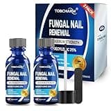 Toenail Fungus Treatment Extra Strength with 25% Undecylenic Acid & Tea Tree Oil, Nail Fungus Treatment for Toenail & Fingernails, Antifungal Nail Treatment for Damaged Nails and Thick Toenails- 2Pcs