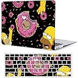 MacBook Air 11 inch Case - Plastic Protective Shell Cover & Keyboard Cover Skin - Donut
