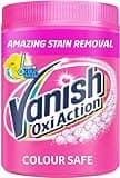 Vanish Oxi Action Colour Safe Stain Remover Powder for Clothes 1Kg, 1st Time Amazing Stain Removal Even In 30°C Cold Wash, Lifts Tough Stains, Chlorine-Free Formula, Safe On Everyday Fabrics