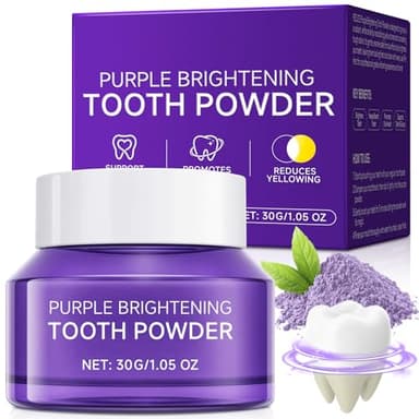 Teeth Whitening Powder - Toothpaste Whitening Booster Powder, No Sensitivity, Removes Stains for Coffee, Tea, Food, Wine, and Tobacco Stains