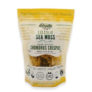 IRISH Sea Moss from Ireland | WILDCRAFTED | Chondrus Crispus | Raw Irish Moss | Golden