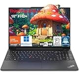 Lenovo ThinkPad E16 G2 16" FHD+ Business Laptop Computer, AMD Octa-Core Ryzen 7 7735HS (Beat i7-1355U), 16GB DDR5 RAM, 512GB PCIe SSD, WiFi6E, Backlit KB, Fingerprint Reader, Windows 11 Pro, vent-hear