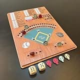 CBLKUS Baseball Dice Board Game,Fun Board Game with Dice,Wooden Baseball Games for Family,Party and Holiday Gatherings,Baseball Board Game Premium Version