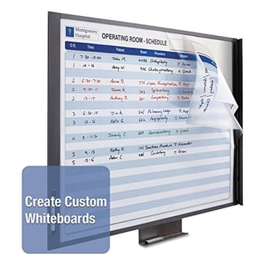 Quartet Inview Custom Whiteboard, 47.5 x 35 Inches, .5 Inch Graphite Frame (72981)