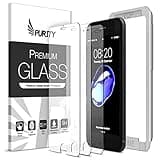 Purity Glass Screen Protector for iPhone 8 / iPhone 7 / SE 2020 (3-Pack) [w/Installation Frame] Tempered Glass Screen Protector Compatible with Apple iPhone SE 2nd Gen, 8, 7 (4.7-in) [Case Friendly]