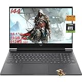 HP Victus 16 Gaming Laptop 16.1" FHD IPS 144Hz AMD 8-Core Zen 4 Ryzen 7 8845HS (Beats i7-12700H) 16GB RAM 512GB SSD GeForce RTX 4070 Graphic Backlit USB-C FHD Privacy Camera Win11 Black + HDMI Cable