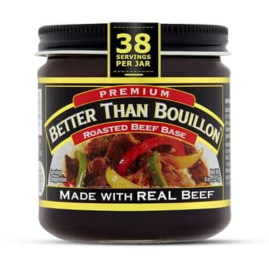Better Than Bouillon Premium Roasted Beef Base, Makes 38 Cups of Broth, 8 oz