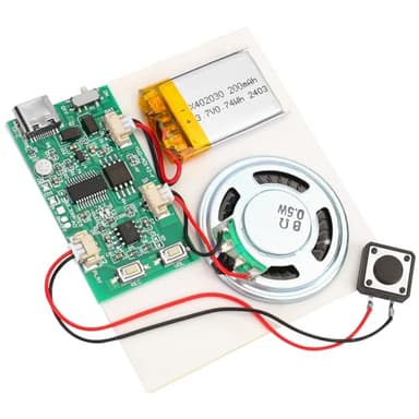 Programmable Sound Recorder Module - DIY Music Voice Recording Module Chip with Speaker, Can Recording 16 Minutes Sound Music for Personalized Greetings, Holiday Crafts Cards