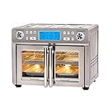 Emeril Lagasse Dual Zone 360 Air Fryer Oven Combo with French Door, 25 QT Extra Large, Cook Two Foods in Different Ways, Up to 60% Faster from Frozen to Finish