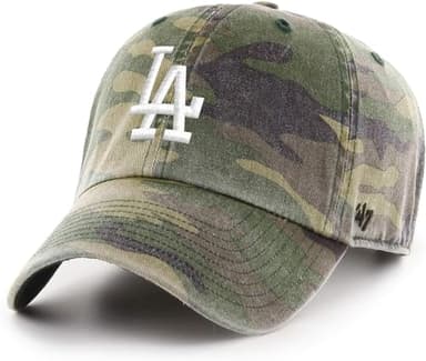 47 MLB Unisex-Adult Camo Clean Up Adjustable Hat Cap One Size (US, Alpha, One Size, Los Angeles Dodgers)