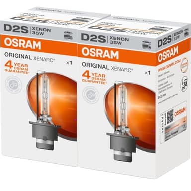 Set of 2 Osram / Sylvania Xenarc (Xenon) D2S Headlight Bulbs # 66240 - NEW OEM - 35W / P32d-2 - Made in Germany