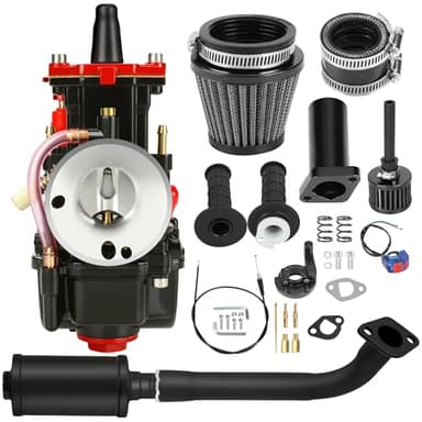CILOYU PWK 24mm Carburetor Throttle Assembly Stage 2 Kit Replacement for Predator 212 224 196cc 6.5hp Engine Coleman CT200U CT200U-EX BT200X Baja MB200 Mini Bike KT196 Go Kart Parts
