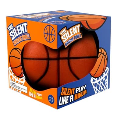 Rzkipdy Silent Basketball Size 5 (27.5") – Not Vacuum Shipped - 2025 Upgraded Airless Soft Foam Ball Soundless for Quiet Dribbling and Indoor Training – Real Feel Higher Bounce No Noise