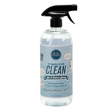 San Francisco Soap Company Smells So Clean Linen Spray | Egyptian Cotton | 33.8 fl oz | Fresh Spray | Multi-Purpose and Dye Free