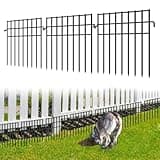 28 Pack Animal Barrier Fence, 13in(H) x28.5ft(L) Fence Barrier for Bottom of Fence, 1.2 in Gap Dog Digging Fence Barrier, Rabbit Fence for Garden, Rustproof Metal Fence Border for Outdoor