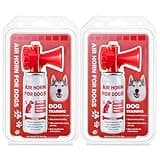 Dunkive 2 Pcs Air Horn for Safety 1.8 oz, 120dB Loud Horn to Stop Attacking Fighting Barking Jumping Chasing for Scare Coyote Wild Animals, Protection Yourself from Dogs While Walking