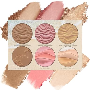 Physicians Formula Butter Palette, Nourishing Bronzer, Blush, Highlighter, and Moisturizing Face Powder Blend, Cruelty Free - Dream Team