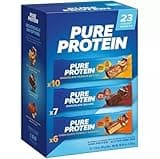 Generic Pure Proteins Bar, Nutrient Rich Snacks with High Protein for Energy Support, Minimal Sugar, Gluten-Free, Variety Pack 20g Protein, BULK (23 Pack) (1-Pack, Mix)