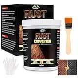 2-in-1 Rust Converter & Metal Primer, 35 Floz Black Rust Inhibitor Paint for Metal, Ultra Automotive Rust Reformer & Seal, Long-Lasting Rust Preventative Coating, Heat Resistance