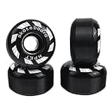 NPET 52mm/95A Blank Skateboard Wheels Set of 4 (Black)