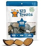 123 Treats Filled Cow Hooves for Dogs, Delicious Cheese & Bacon Flavor, Stuffed Natural Beef Hoof Dog Chews, Tasty Treats for Dog, Made from Premium Brazilian Cattle, Pack of 10 Count