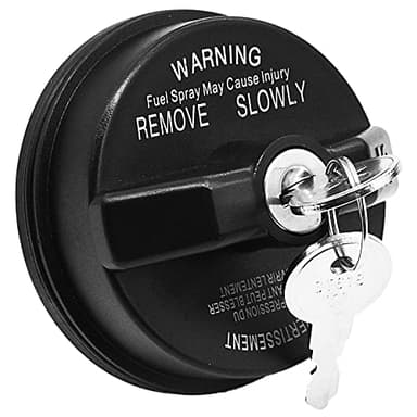 Fokes Locking Gas Cap, Lock Fuel Cap Compatible with Dodge Jeep Ram - Challenger Grand Caravan Ram 1500, Cherokee Wrangler TJ LJ JK JKU JL JLU JT, # 05278655AB, 5278655AB