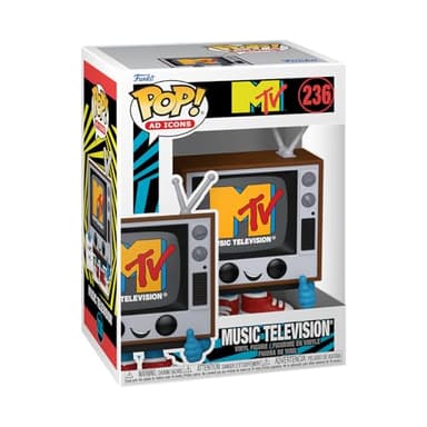 Funko POP! Ad Icons: MTV - MTV Logo - Collectable Vinyl Figure - Gift Idea - Official Merchandise - for Kids & Adults - Ad Icons Fans - Model Figure for Collectors and Display