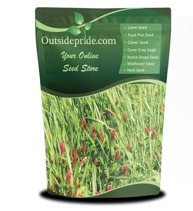Outsidepride Gardenway Cover Crop Seeds - 5 lbs Nutrient-Rich Seed Mix for Soil Health Improvement & Home Gardens - Mixture of Triticale, Peas, Oats, Vetch, Annual Ryegrass, Crimson Clover