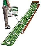 Kalramay Indoor Putting Green - Realistic Speeds, Automatic Ball Return, No Hump Design - Perfect for Home, Office, or Patio - Ultimate Gift for Golfers