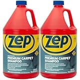 Zep Premium Carpet Cleaner Shampoo - 1 Gallon (Case of 2) ECZUPXC1282 - Pro Strength Deep Cleaning and Stain Removal, Restores and Renews Worn and Soiled Carpets