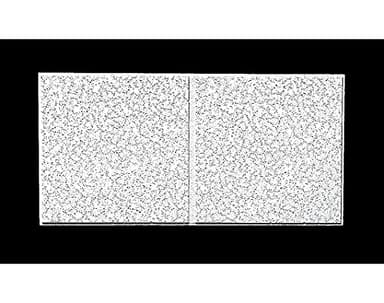 Armstrong Ceiling Tiles; 2x4 Ceiling Tiles - 10 pcs White; Acoustic Ceilings for Suspended Grid; CORTEGA Second Look 2767