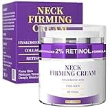 Neck Creams for Tightening and Firming, Retinol Cream for Face, Tighten and Lift Neck Firming Cream, Anti Aging Face Moisturizer with Collagen, Hyaluronic Acid for Sagging Skin, Wrinkle, 1.7 Fl OZ