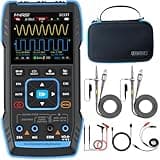 FNIRSI 2C53T Upgraded Handheld Oscilloscope, 50MHz Bandwidth, 3IN1 Digital Oscilloscope Multimeter DDS Generator, 250MS/s Sampling Rate, 19999 Counts, Voltage, Current, Capacitor, Resistor, Diode Test