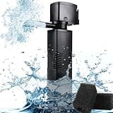 Aquarium Filter for 55-150 Gallons Tank, Internal Fish Tank Filter, Powerful Pump Submersible for Large Fish Tanks, Turtle Tanks, Kois Aeration Deodorization Wave Making Decontamination Filter System