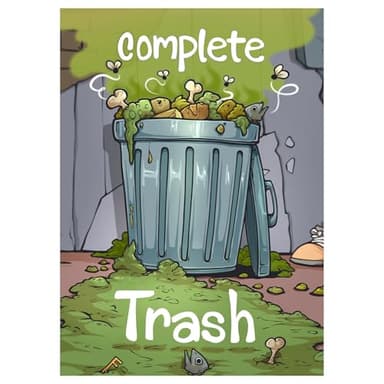 Realm Guard 100ct Textured TCG/MTG Card Art Sleeves (Complete Trash)