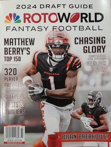 Rotoworld Fantasy Football 2024 Magazine Issue 43 Matthew Berry'S Top 150