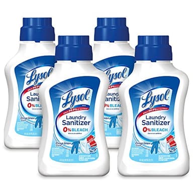 Lysol Laundry Sanitizer Additive, Crisp Linen, 164oz (4X41oz)